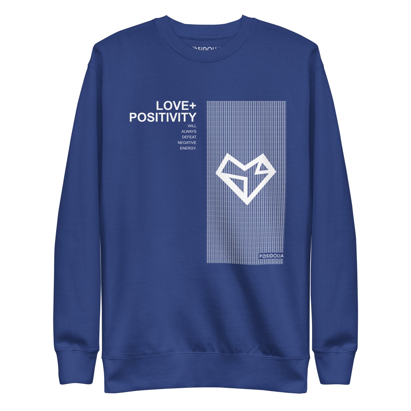 Posidolia™ | "Love + Positivity" - Sweatshirt (unisex)