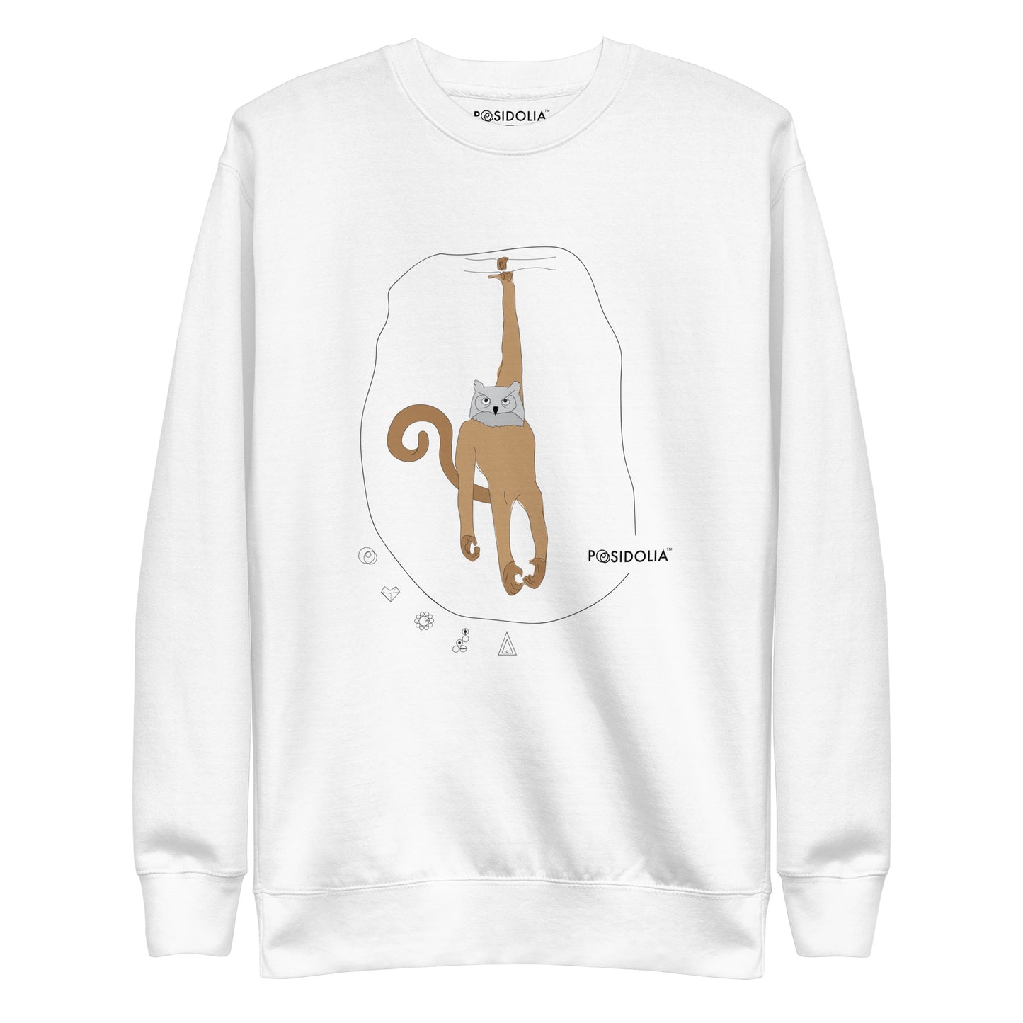 Posidolia™ | "Owlkey" Sweatshirt (Unisex)