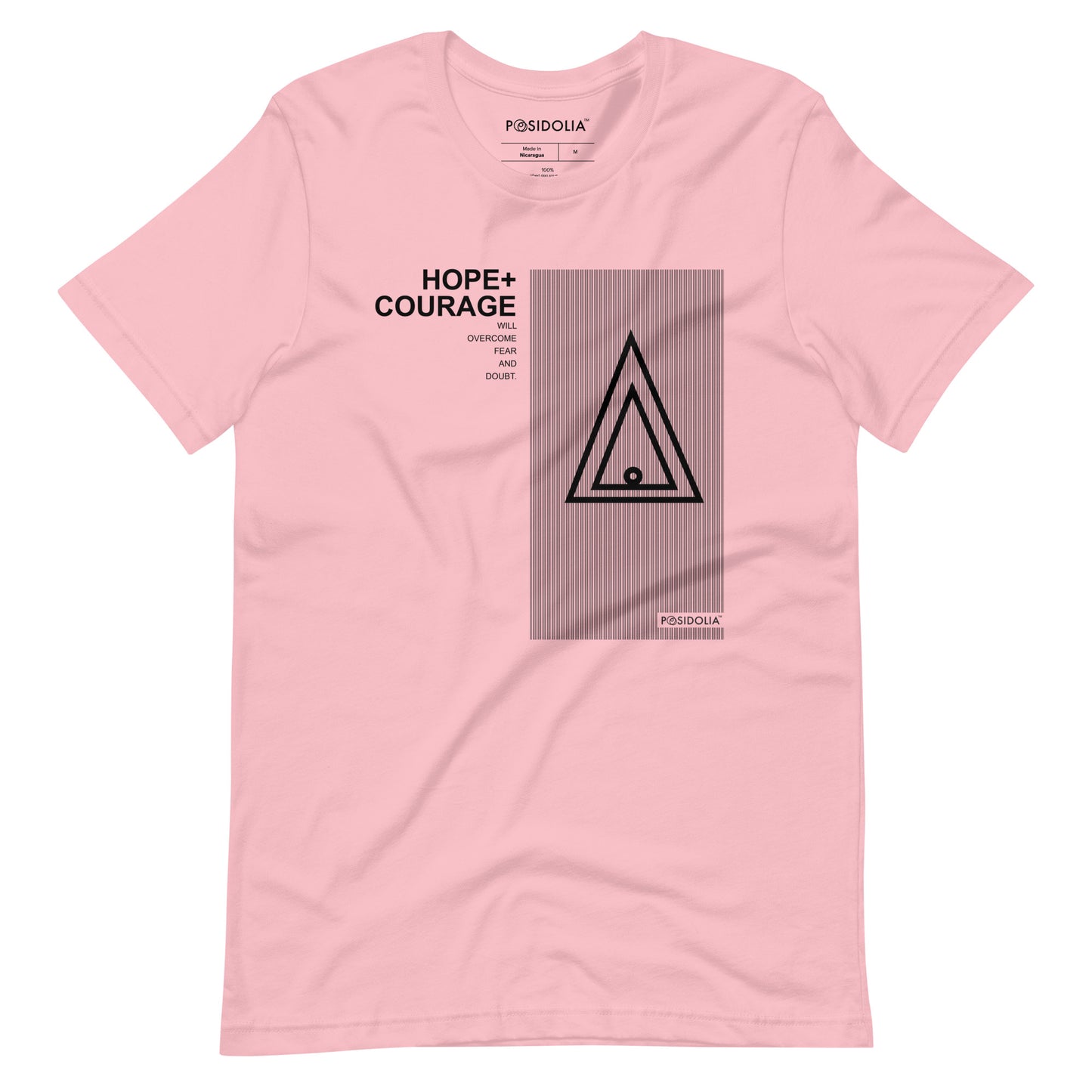 Posidolia™ | Hope + Courage" - T-Shirt (unisex)