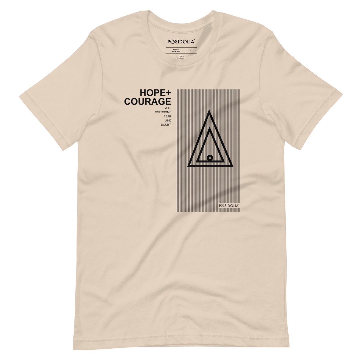Posidolia™ | Hope + Courage" - T-Shirt (unisex)