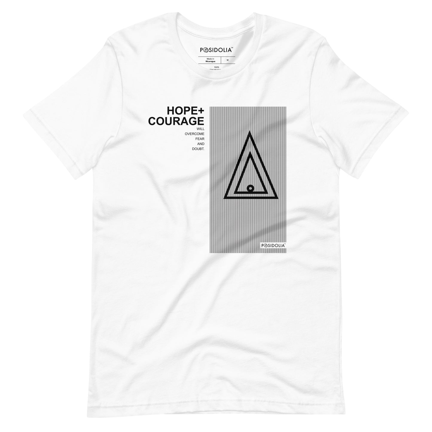 Posidolia™ | Hope + Courage" - T-Shirt (unisex)